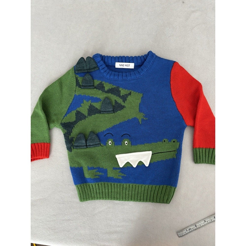 Kids baby  Nine West Sweater Alligator/Croc‎ Size 12 Months 0319